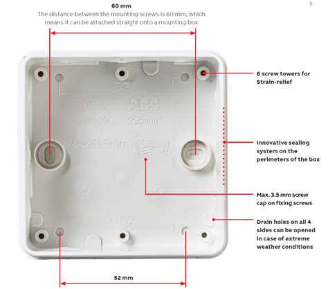 abb dc junction box|surface mounted sealed junction box.